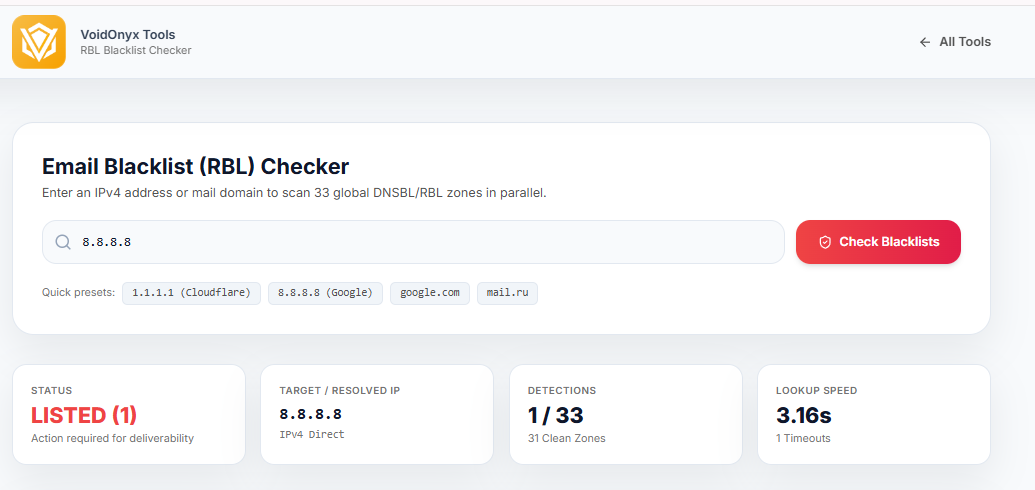 RBL Checker Tool: How to Detect, Diagnose, and Fix Email Blacklist Listings Instantly